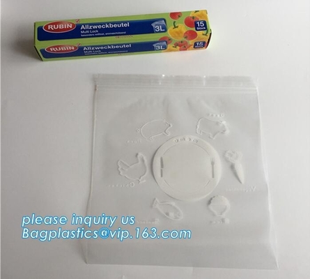 Het bulkplastiek verzegelde van het de Rondesvoedsel van de Zakbesnoeiing de Opslagzak voor Boon, de opslag verpakkende zakken van de diepvriezerspaarder, bageas