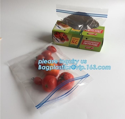 Resealable plastic zak van de voedselrang voor product voor droog fruit, Ldpe van de Voedselrang de Zak van /transparent k van de Ritssluitingszak