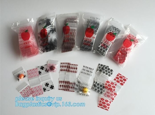 de opnieuw te gebruiken zakken van de douaneappel k, Miniappelplastiek baggies, recycleerden Duidelijke de Zakappel van Mini Heavy Duty k baggie