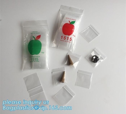 de opnieuw te gebruiken zakken van de douaneappel k, Miniappelplastiek baggies, recycleerden Duidelijke de Zakappel van Mini Heavy Duty k baggie