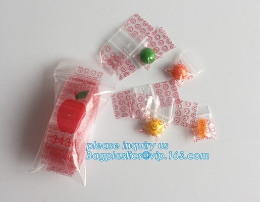 Antistatische k-Zakken, Zelf Resealable Mini Grip Poly Plastic Clear-van het de Verbindingsvoedsel van de Ritssluitingsgreep de Verpakkingszakken voor Chinees-D