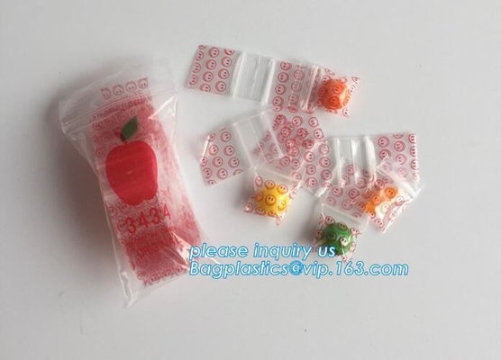 Antistatische k-Zakken, Zelf Resealable Mini Grip Poly Plastic Clear-van het de Verbindingsvoedsel van de Ritssluitingsgreep de Verpakkingszakken voor Chinees-D
