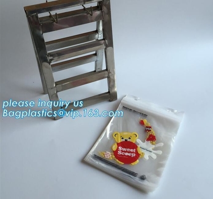100% biologisch afbreekbare Plastic ritssluitings Polyhdpe en LDPE wicket Polygreepzak, voedselritssluiting, greepverbinding, de zakken van de delicatessenwinkelgreep ziper