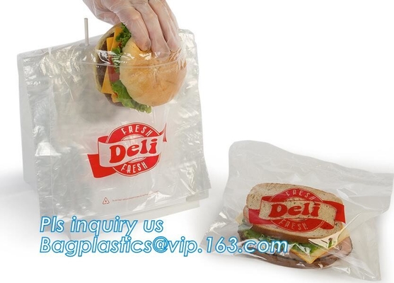 PE de zak van de het zadeldelicatessenwinkel van de schuifritssluiting, Biologisch afbreekbare k-zadeldelicatessenwinkel doet, zadelt de zak van de delicatessenwinkelschuif, LDPE de delicatessenwinkel van het Douanezadel in zakken