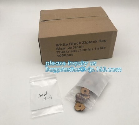 De zak, Plastic Douanetribune op Zak met Ritssluiting/Resealable Plastic Ritssluiting doet/Snacks Inpakkend Zak, bagease, plasti in zakken