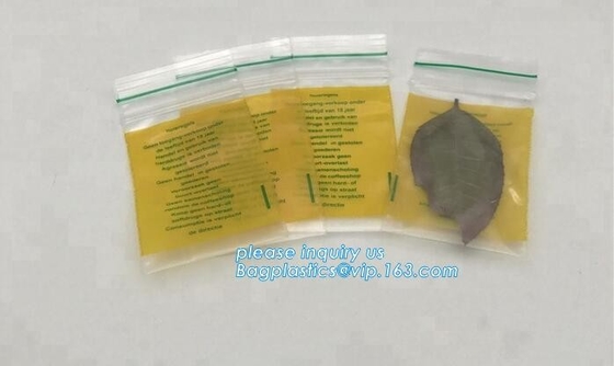 De kleine rode/roze/groene/gele/blauwe resealable zak van de fabrieksgepaste kleur voor decoratie, bagplastics, bageas