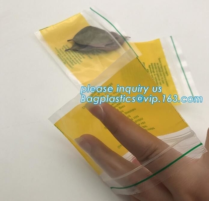 De kleine rode/roze/groene/gele/blauwe resealable zak van de fabrieksgepaste kleur voor decoratie, bagplastics, bageas