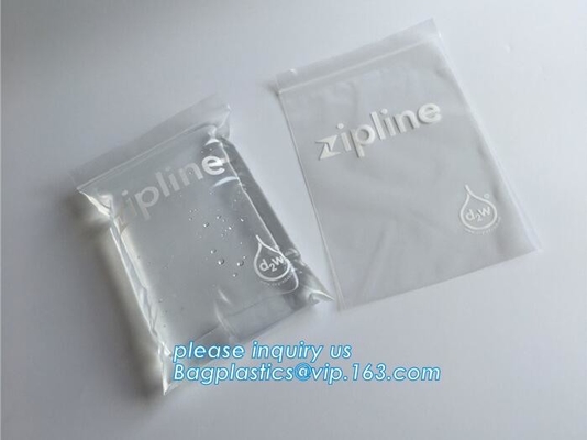 Resealable Drukk Douane drukte omhoog Plastic Medische de Ritssluitingszakken van de Pillenzak, reclosable zak glanzende tribune