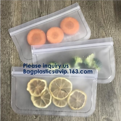 5pcs de vastgestelde van de de Snackopslag PEVA k Opnieuw te gebruiken Peva van het Pakvoedsel van de het Voedselopslag van de het Pitverbinding Zak van de de Sandwichsnack, Bagease Bagplastic