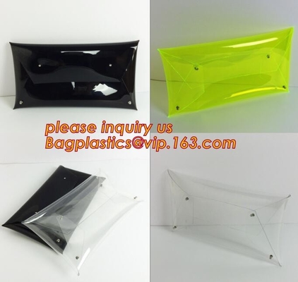 De Handtas van pvc van de knoopsluiting voor Zak van de de Koker Kosmetische Make-up van de Vrouwenhandtas de Onverwachte, pvc van de de Kettingskoppeling van het Schooltas Gouden Handvat