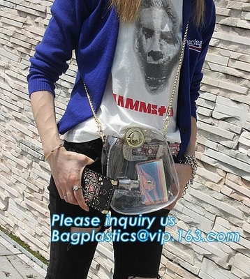 Zachte Goedkope de Schouderzak van pvc met Zakken, het Kruis van pvc van de Ijdelheidszak - van de de Maniervrouw van de lichaamszak de Boodschapper Shoulder Bag, pac, pak