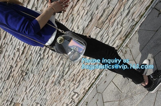 Zachte Goedkope de Schouderzak van pvc met Zakken, het Kruis van pvc van de Ijdelheidszak - van de de Maniervrouw van de lichaamszak de Boodschapper Shoulder Bag, pac, pak