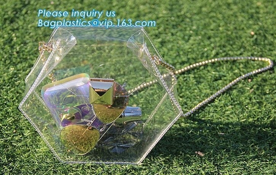 Duidelijke Tote Bags Crystal-van de de Vrouwenmanier van pvc Transparante van de de Handtasschouder het Strandzak, de Schouderzak RT van pvc van het de Zomerstrand Duidelijke
