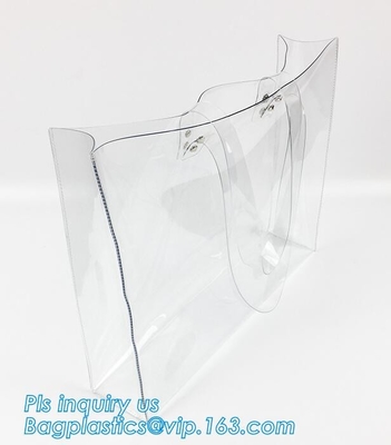 Duidelijk pvc schittert de Zak van de Kettingsschouder, pvc-Zak van het Schouder de Plastic Strand, duidelijke pvc-gifthandtassen, de zakken van pvc van het schouderstrand
