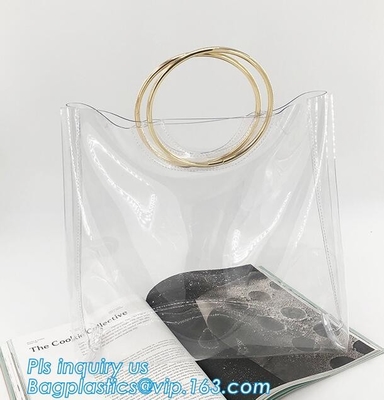 pvc-van het het lichaamssuikergoed van de suikergoedzak dwars de schouderzak met ketting, Duidelijke pvc-de schouderzak van SchoonheidsspecialistFashion voor vrouwen en meisjes, T