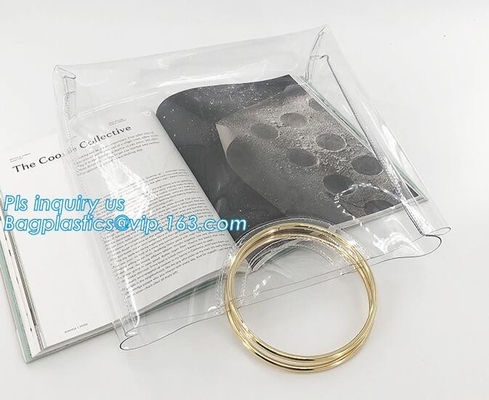 pvc-van het het lichaamssuikergoed van de suikergoedzak dwars de schouderzak met ketting, Duidelijke pvc-de schouderzak van SchoonheidsspecialistFashion voor vrouwen en meisjes, T