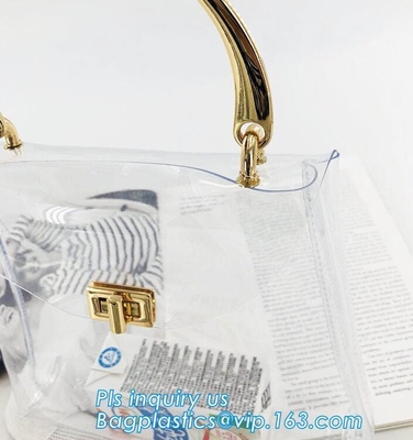 Aangepaste pvc-Schouderzak, van het de Vrouwenstrand van het Handvatpatroon van de Zakpvc de Schouder Tote Bag, pvc-de verpakken en verzenden van de de schooltastotalisator van schouderhandtassen