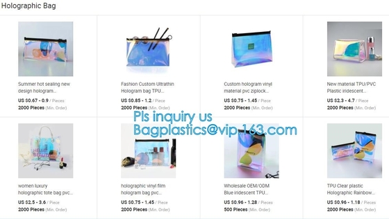 Elegante Transparante van de Totalisatorpvc van de Handtassenschouder het Strandzakken voor vrouwen met Ritssluiting, Vinyl Transparante pvc-Schouderzak met