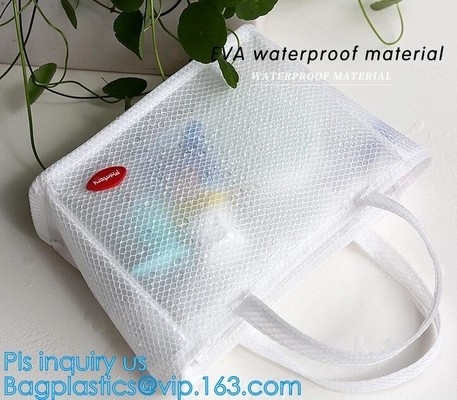 zak van het het strandnetwerk van de polyester draagt de openluchttotalisator voor vrouwen/manier nylon netwerk het winkelen handtas, Nylon Mesh Beach Bag, portefeuille