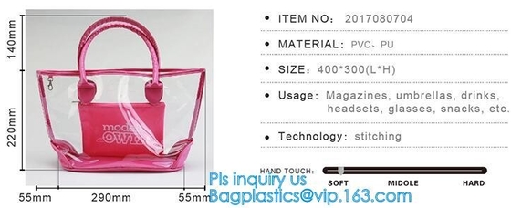 het winkelen van druk de glanzende pvc zak van de schoudertotalisator voor vrouwen, Unisex- van de het Lichaamszak van pvc Dwars de Schouderzak, Schouder Tote Pouch Clear