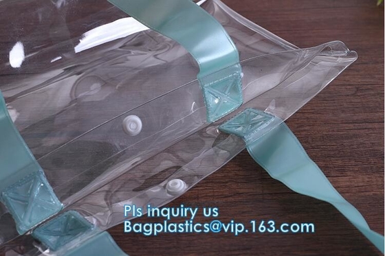 Van de de Laser Weerspiegelende Schouder van pvc Pu de Totalisatorzak, de Meisjesschouder Tote Beach Bag, van de de Gymnastiekreis van de Schouderzak het Strandverpakken en verzenden van de Strandhandtas