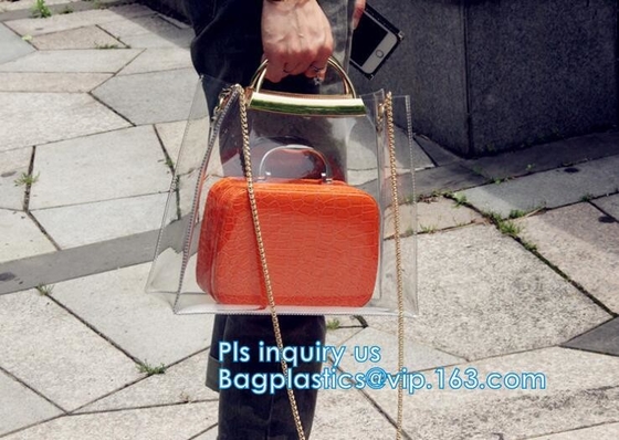de dames vormen pvc-handtas, pvc-Vrouwenzakken Tote Beach Handbags, pvc-Vrouwenhandtas Tote Bag, Vrouwenhandtas, pvc-Strandzak