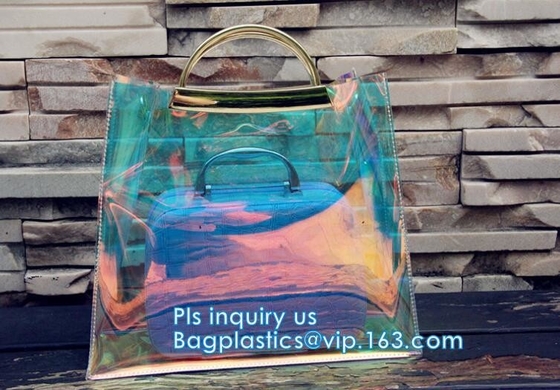de dames vormen pvc-handtas, pvc-Vrouwenzakken Tote Beach Handbags, pvc-Vrouwenhandtas Tote Bag, Vrouwenhandtas, pvc-Strandzak