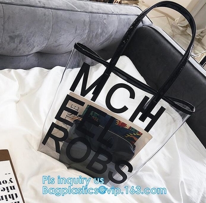 De handtasorganisator Shoulder Bag, de zak van de het strandtotalisator van schoonheidspvc, de Zak van de Strandschouder met Kleine Kosmetische zak, maakt omhoog ecoiride