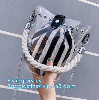 De Handtaspvc Tote Bag Waterproof Handbag, de Levendige handtas van druk promotiepvc, pvc van pvc van manierdames brandmerkte handtas