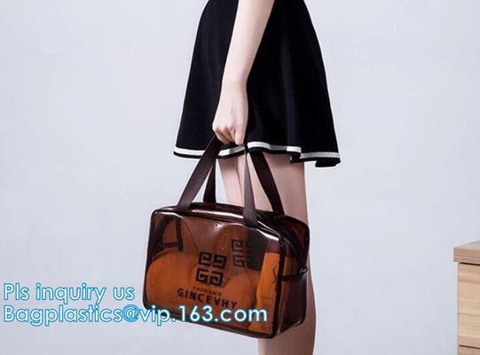 kosmetische de zak duidelijke kosmetische zak van pvc met pvc-ritssluitingszak, het Muntstukorganisator Makeup Costmetic Bag, Make-up Cosmeti van het Potloodgeval