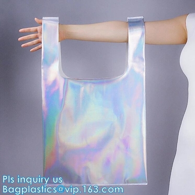 Van de BoodschappersTransparent van de sluitingsschouder de Handtas van pvc, pvc Jelly Tote Bag 2 van de het Strandzak van PC Vastgestelde het Suikergoedhandtas, Pvc Dame Women