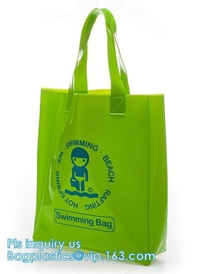 Van de Giftzakken van pvc de Kosmetische Zakken van de Kerstmisverpakking van Diy, zakken met handvat voor kleinhandelsvertoning, pvc van Organisatorstorage bag large