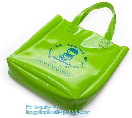 Van de Giftzakken van pvc de Kosmetische Zakken van de Kerstmisverpakking van Diy, zakken met handvat voor kleinhandelsvertoning, pvc van Organisatorstorage bag large