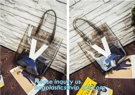 De Zak van de de Laserschouder van pvc Mini Letter Printed Handbag Clear voor Vrouwenkinderen, van de het kledingstukwijn van de reisgift de make-upschouder Ha