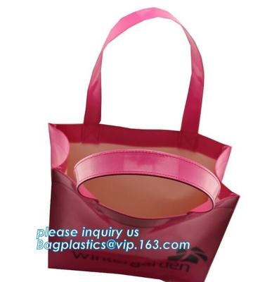 De heet-verkoopt van de Binnenkantvrouwen van de Ouderspu/pvc Zak zak van de de Handtassenschouder, semi-Duidelijke Tote Bag-van de het Strandzak van pvc de Schouderzak met