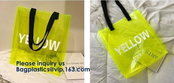 Waterdicht pvc Transparant Tote Hologram Laser Bag, van de Schoudervrouwen van pvc van de Hologramlaser de totalisatorzak het Winkelen Zak voor Vrouwen