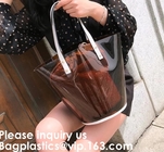 Duidelijk Plastic Pvc Tote Bag For Girls, Transparant Pvc Tote Bag, de Duidelijke pvc-Zak EVA Bag Cosmetic van de tienermanier van het Zakhologram