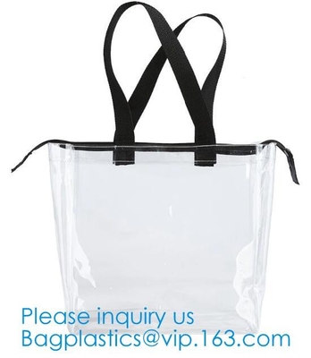 Promotie Transparante Duidelijke Drawstring de Rugzakzakken van pvc, Promotie Hete Verkopende Waterdichte Transparante pvc-Rugzak D