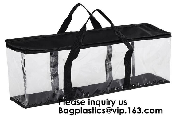 Zakken van de het Handvatopslag van pvc steunen de Tote Bag Interior Mesh Reinforced dubbel-Gestikte Zakkenmaatregel 56 x 21 x 16cm houdt benaderend