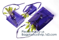 De Klantenvrouwen Winkelend Tote Bag Garment Bags, Storange van Tpu van douane Duidelijke Transparante Holografische Iriserende Dames Vinyl