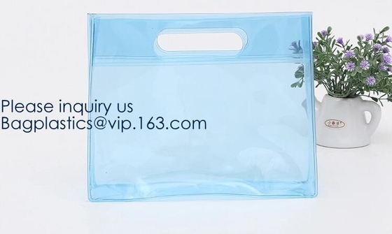 Het Winkelen van douane Duidelijke Transparante Holografische pvc Zak Holografisch Tote Bag Pvc Handbag Transparent Tote Shopping Bags
