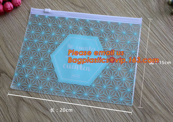 De Kosmetische Zak van pvc met van de de Reismake-up van de Kleurenversiering Duidelijke Vinyl van de de Zakschoonheid het Gevalzak