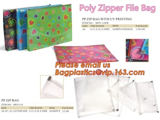 Polyvinyl Plastic Pencail Duidelijke Geval van pvc, ziet door pvc-Potloodgeval, gekleurd duidelijk van pvc van de schoolkantoorbehoeften plastic zachte
