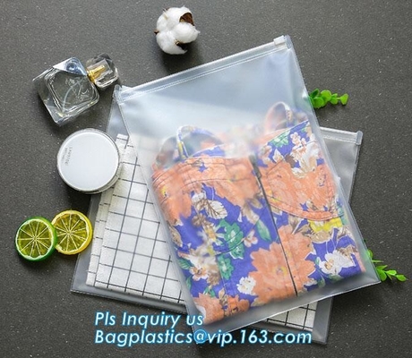 Het embleem drukte zak van pvc van de Schuifritssluiting de Duidelijke voor de zak kosmetische verpakking van pakket Vinyl transparante pvc, de Reis van de Ritssluitingsschuif