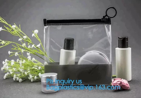 de hoogste Zak van de verpakkingspvc van de ritssluitingsschuif duidelijke, Gedrukte Douane kleedt Verpakkend Geschikt Berijpt pvc EVA Vinyl Slider Top Zipper