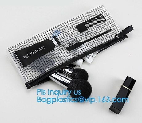 de steen berijpte pvc-de zak plastic zak van de schuifritssluiting met ritssluiting/pvc-ritssluitings de zak van de slotschuif/resealable pvc-polybedelaars van het schuifpit