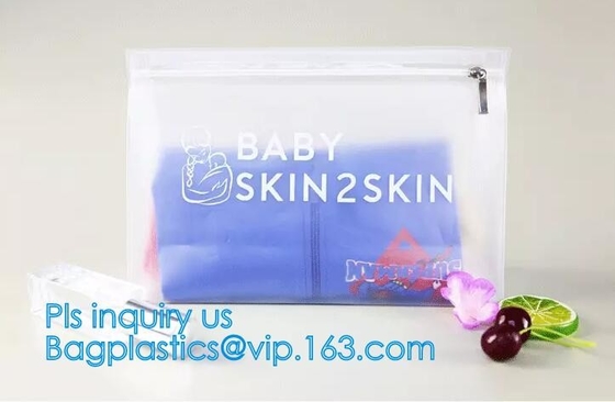 Promotie Plastic schuifzak, zak voor de verpakking van het babyondergoed, Resealable PE/pvc-Zakken van de Schuifritssluiting