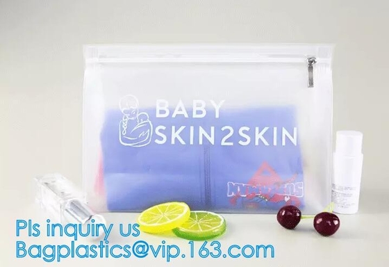 Promotie Plastic schuifzak, zak voor de verpakking van het babyondergoed, Resealable PE/pvc-Zakken van de Schuifritssluiting