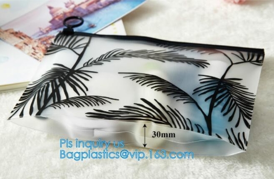 Van de de schuifritssluiting van douane waterdichte pvc natte de bikinizak, de schuifzak van het ritssluitingsslot/resealable pvc-polyzak van het schuifpit, resealabl