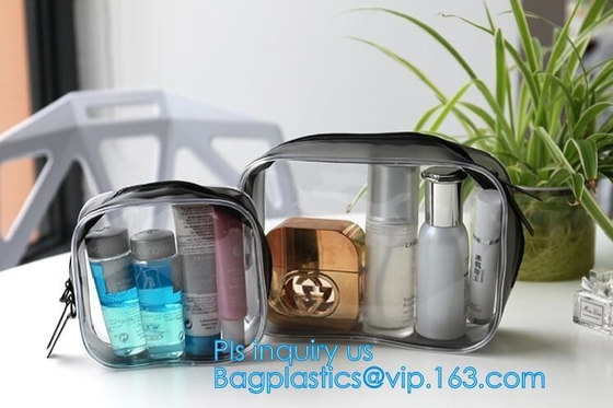 Van de de Zakmake-up van pvc de Kosmetische van de de Borstelszak Zak van de de Reiswas, de Make-uporganisator Case MINI Hand van Was Kosmetische Zakken